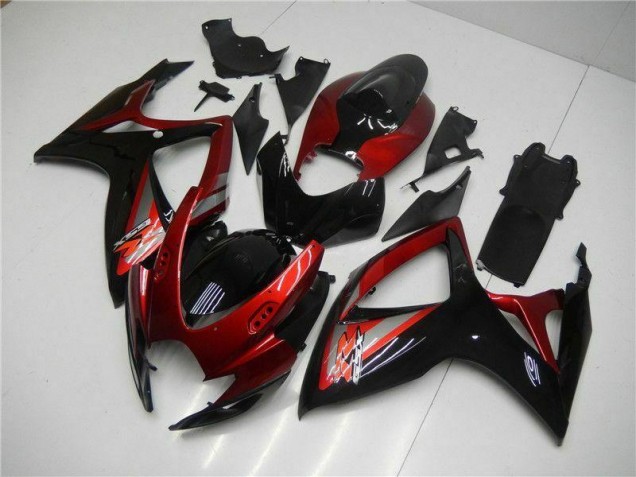 Purchase 2006-2007 Red Black Suzuki GSXR 600/750 Motor Bike Fairings UK