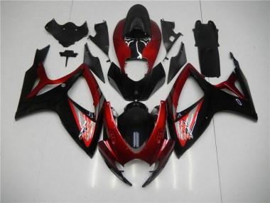 Purchase 2006-2007 Red Black Suzuki GSXR 600/750 Motor Bike Fairings UK