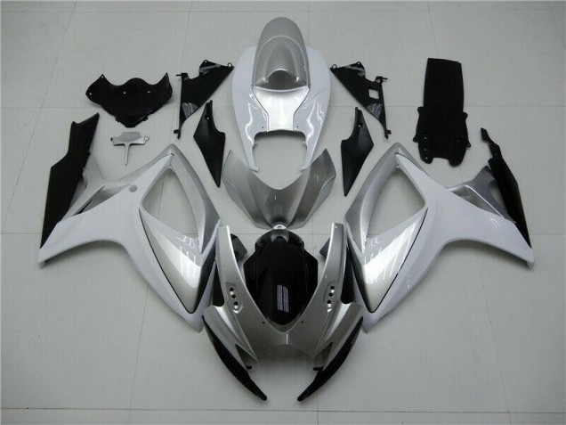 Purchase 2006-2007 Silver Suzuki GSXR 600/750 Motorcycle Fairings Kits UK Purchase 2006-2007 Silver Suzuki GSXR 600/750 Motorcycle Fairings Kits UK