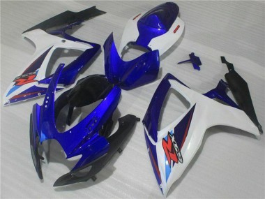 Purchase 2006-2007 White Blue Black Red Suzuki GSXR 600/750 Motorcycle Fairings UK
