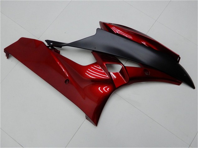 Purchase 2006-2007 Red Matte Black Yamaha YZF R6 Motorcycle Fairing Kits UK