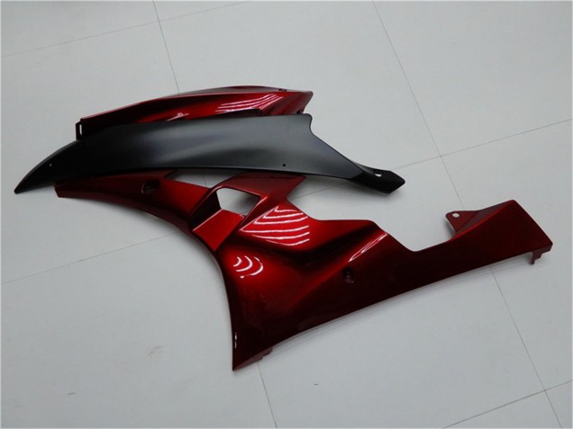 Purchase 2006-2007 Red Matte Black Yamaha YZF R6 Motorcycle Fairing Kits UK