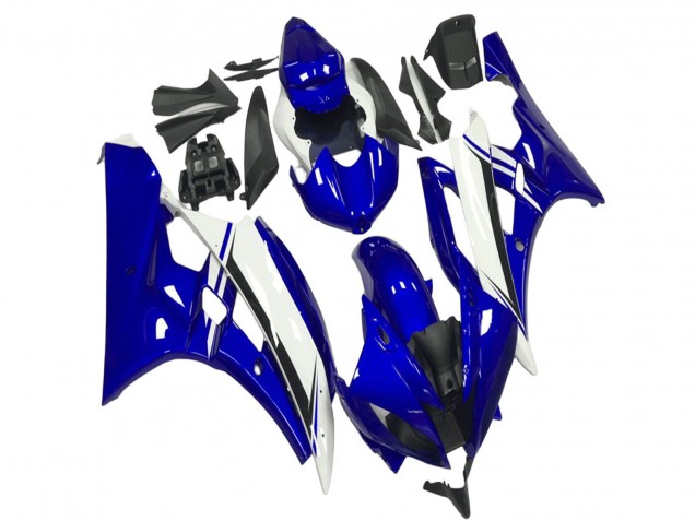 Purchase 2006-2007 Blue White Black Yamaha YZF R6 Motorcycle Fairings UK
