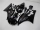 Purchase 2006-2007 Glossy Black Matte Black Yamaha YZF R6 Motorcycle Fairing Kits UK