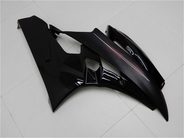 Purchase 2006-2007 Glossy Black Matte Black Yamaha YZF R6 Motorcycle Fairing Kits UK