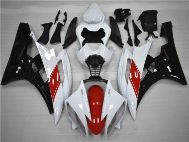 Purchase 2006-2007 Red White Black Yamaha YZF R6 Moto Fairings UK