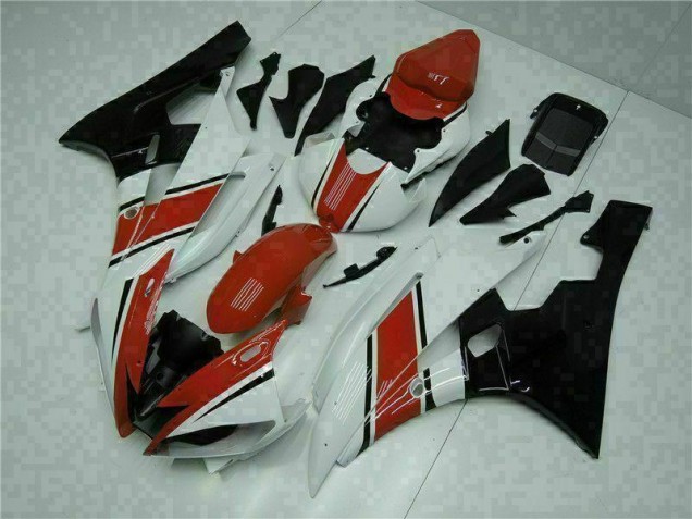 Purchase 2006-2007 Red White Yamaha YZF R6 Motorcycle Fairings & Plastics UK