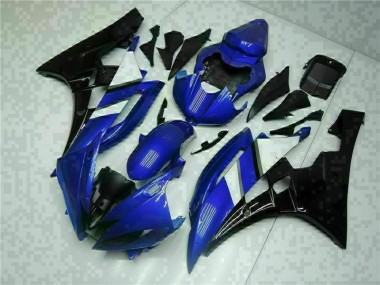 Purchase 2006-2007 Blue Black Yamaha YZF R6 Motorcycle Fairing Kit UK