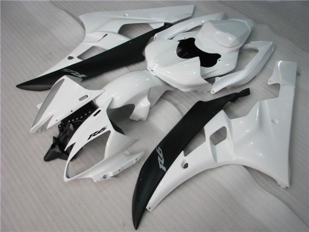 Purchase 2006-2007 White Black Yamaha YZF R6 Motorcycle Bodywork UK