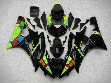 Purchase 2006-2007 Black Yamaha YZF R6 Motorcycle Replacement Fairings UK
