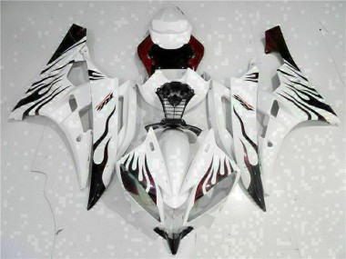 Purchase 2006-2007 White Yamaha YZF R6 Motorcycle Fairings UK
