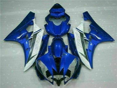 Purchase 2006-2007 Blue White Yamaha YZF R6 Bike Fairings UK