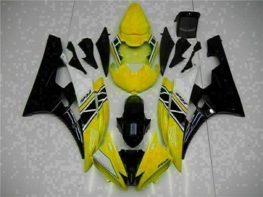 Purchase 2006-2007 Yellow Black Yamaha YZF R6 Motorcycle Fairing Kit UK