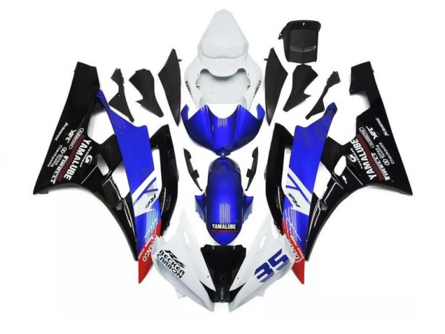 Purchase 2006-2007 Blue White Yamaha YZF R6 Motorcycle Fairings Kit UK Purchase 2006-2007 Blue White Yamaha YZF R6 Motorcycle Fairings Kit UK