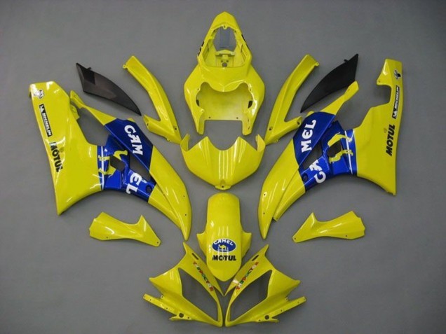 Purchase 2006-2007 Yellow Blue Motul Michelin Camel Yamaha YZF R6 Motorcycle Fairings UK