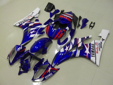 Purchase 2006-2007 Red Blue Star Yamaha YZF R6 Bike Fairings UK