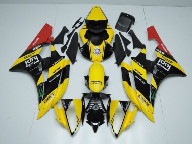 Purchase 2006-2007 Yellow Black Monster Yamaha YZF R6 Motorcycle Bodywork UK