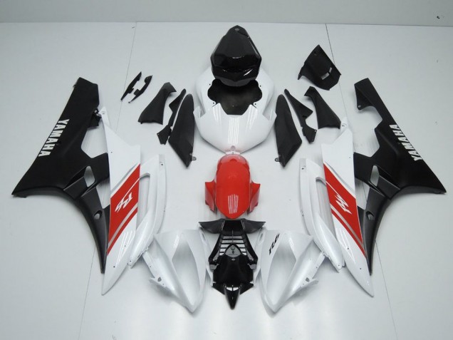 Purchase 2006-2007 White Red and Matte Black Yamaha YZF R6 Motorbike Fairings UK Purchase 2006-2007 White Red and Matte Black Yamaha YZF R6 Motorbike Fairings UK