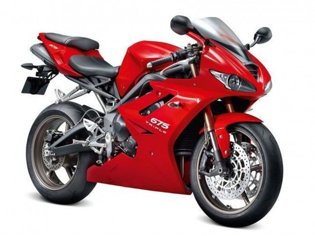 Purchase 2006-2008 Red Triumph Daytona 675 Triple Motorcycle Fairing Kits UK