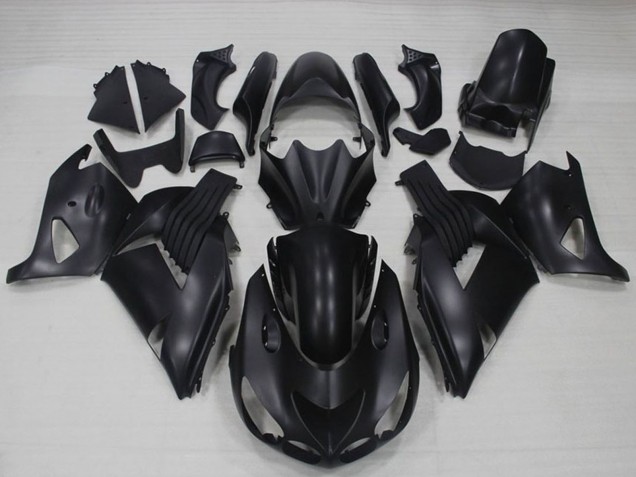 Purchase 2006-2011 Matte Black Kawasaki ZX14R ZZR1400 Motorcycle Fairings UK
