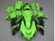Purchase 2006-2011 Green Glossy Black Kawasaki ZX14R ZZR1400 Motorcycle Fairing UK