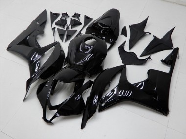 Purchase 2007-2008 Glossy Black Honda CBR600RR Motorcycle Fairings UK