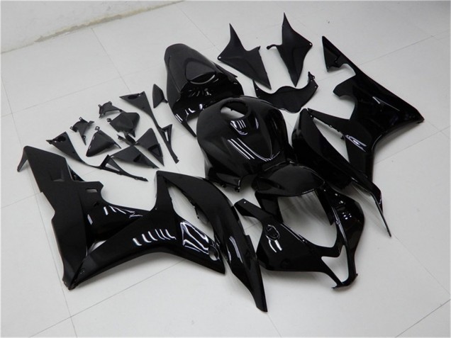 Purchase 2007-2008 Glossy Black Honda CBR600RR Motorcycle Fairings UK