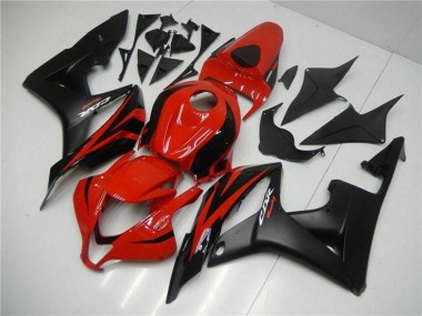 Purchase 2007-2008 Red Matte Black with Decals Honda CBR600RR Motorcycle Fairings UK