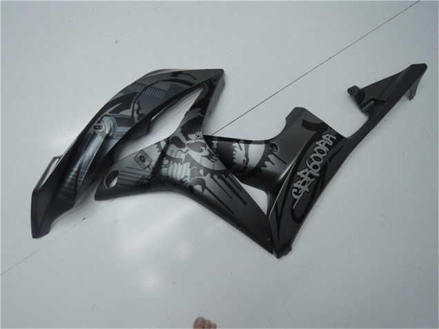 Purchase 2007-2008 Matte Black Graffiti Honda CBR600RR Motorcycle Fairings UK