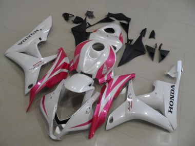 Purchase 2007-2008 Pearl White with Pink Honda CBR600RR Motorbike Fairing UK