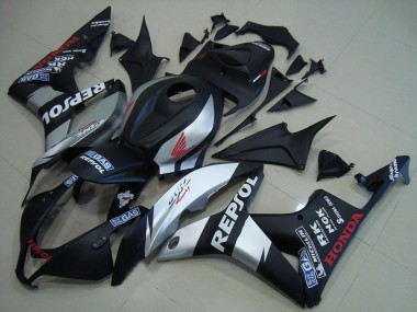 Purchase 2007-2008 Matte Black Silver Repsol Honda CBR600RR Motor Bike Fairings UK