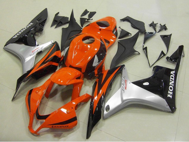 Purchase 2007-2008 Silver Orange Glossy Black Honda CBR600RR Motorcycle Fairing UK