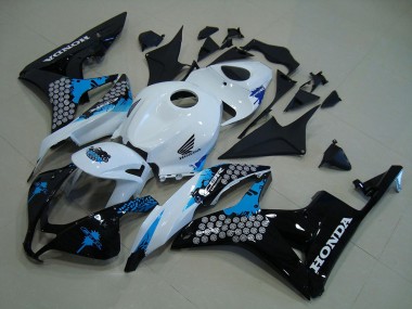 Purchase 2007-2008 White Black Blue Honda CBR600RR Bike Fairing UK