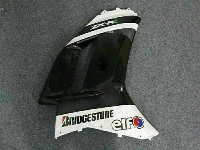Purchase 2007-2008 Black White Elf Kawasaki ZX6R Motorcycle Fairings UK
