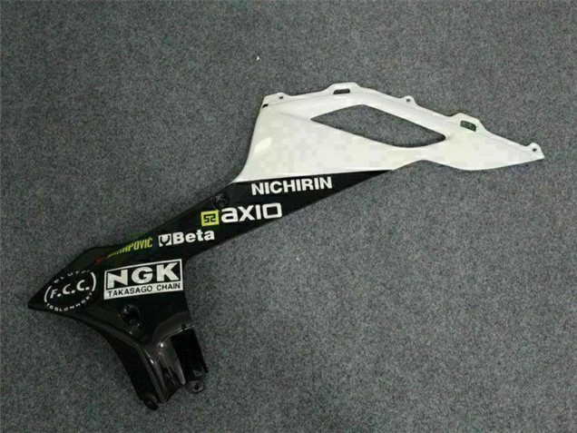 Purchase 2007-2008 Black White Elf Kawasaki ZX6R Motorcycle Fairings UK
