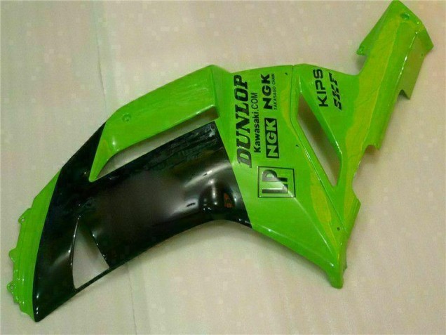 Purchase 2007-2008 Green Black Dunlop Kawasaki ZX6R Motorbike Fairing Kits UK Purchase 2007-2008 Green Black Dunlop Kawasaki ZX6R Motorbike Fairing Kits UK