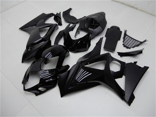 Purchase 2007-2008 Glossy Black Matte Black No Decal Suzuki GSXR 1000 Motorcycle Fairings UK