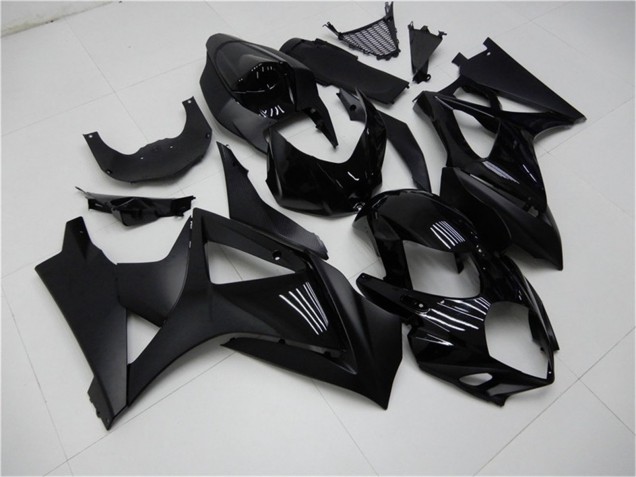 Purchase 2007-2008 Glossy Black Matte Black No Decal Suzuki GSXR 1000 Motorcycle Fairings UK