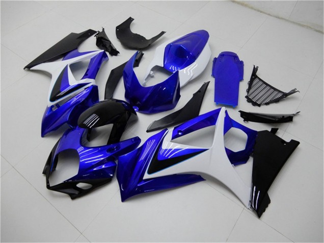 Purchase 2007-2008 White Blue Black No Decal Suzuki GSXR 1000 Motorcycle Fairings UK