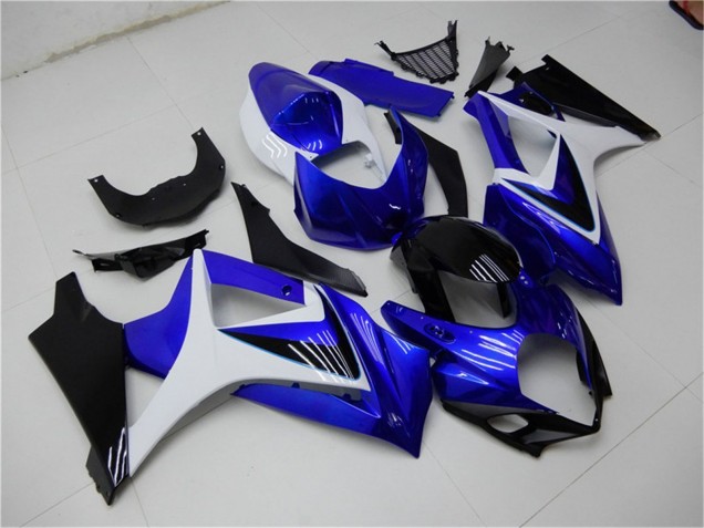 Purchase 2007-2008 White Blue Black No Decal Suzuki GSXR 1000 Motorcycle Fairings UK