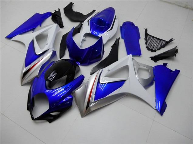 Purchase 2007-2008 Blue White Suzuki GSXR 1000 K7 Motorcycle Fairings UK Purchase 2007-2008 Blue White Suzuki GSXR 1000 K7 Motorcycle Fairings UK