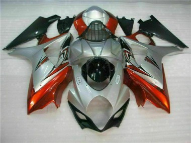 Purchase 2007-2008 Brown Silver Suzuki GSXR 1000 K7 Motorbike Fairings UK