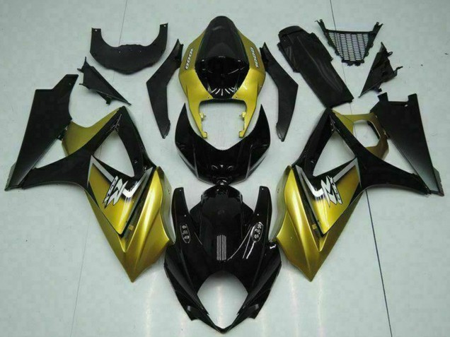 Purchase 2007-2008 Gold Glossy Black Silver Decal Suzuki GSXR 1000 Motorcycle Fairings UK