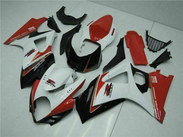 Purchase 2007-2008 Red White Suzuki GSXR 1000 K7 Motorcycle Bodywork UK Purchase 2007-2008 Red White Suzuki GSXR 1000 K7 Motorcycle Bodywork UK