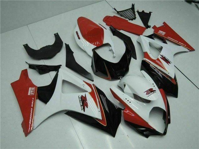 Purchase 2007-2008 Red White Suzuki GSXR 1000 K7 Motorcycle Bodywork UK Purchase 2007-2008 Red White Suzuki GSXR 1000 K7 Motorcycle Bodywork UK