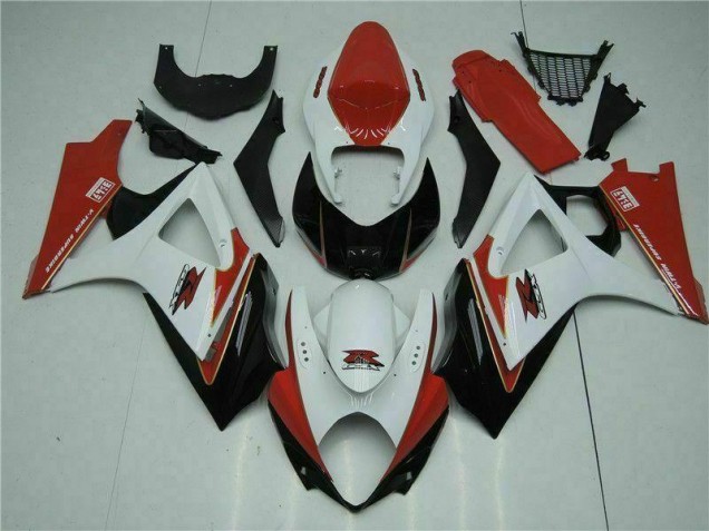 Purchase 2007-2008 Red White Suzuki GSXR 1000 K7 Motorcycle Bodywork UK Purchase 2007-2008 Red White Suzuki GSXR 1000 K7 Motorcycle Bodywork UK