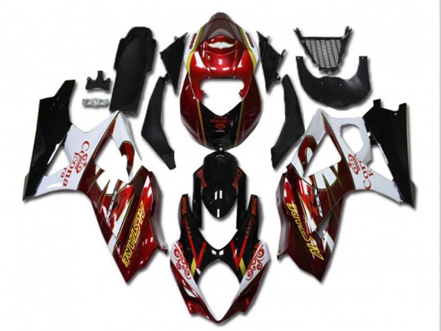Purchase 2007-2008 Red White Black Corona Suzuki GSXR 1000 Motorcycle Fairings UK