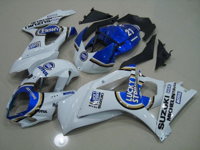 Purchase 2007-2008 Blue Lucky Strike Suzuki GSXR 1000 K7 Motorbike Fairing UK Purchase 2007-2008 Blue Lucky Strike Suzuki GSXR 1000 K7 Motorbike Fairing UK
