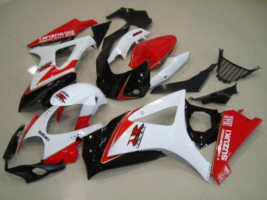 Purchase 2007-2008 White Red Black Suzuki GSXR 1000 K7 Replacement Motorcycle Fairings UK