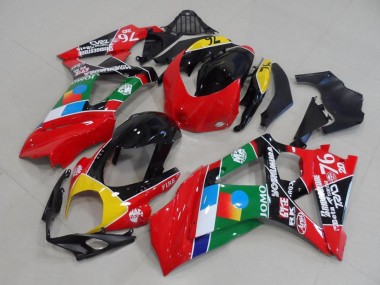 Purchase 2007-2008 Red Yellow Black Blue White Green Suzuki GSXR 1000 Motorcycle Fairings UK